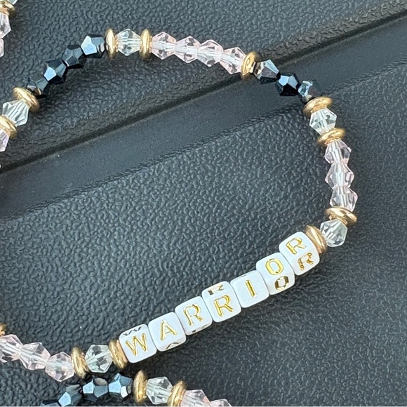 Beaded Stretch Bracelets Lot of 10 Inspirational Gifts Camp Warrior Love Be You - Picture 8 of 12